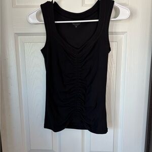 Athleta Black Ruched Tank Top